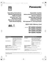 Panasonic RP-SDRC32GSK Manual de usuario