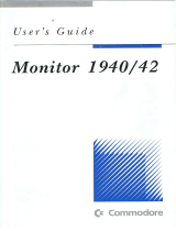 Commodore 1940 Manual de usuario