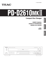 TEAC PD-D2610MKII El manual del propietario