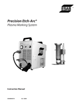 ESAB Precision Etch-Arc® Plasma Marking System Manual de usuario