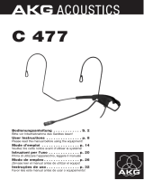 AKG Acoustics C 477 El manual del propietario