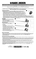 Black & Decker Autotape ATM100 Type 3 Manual de usuario