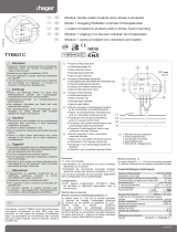 Hager TYB621C Manual de usuario