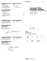 Sony CDX-535RF Guía de instalación
