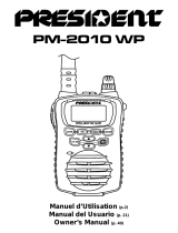 PRESIDENT PM-2010 WP El manual del propietario