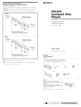 Sony CDX-3700 Guía de instalación