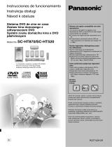 Panasonic SCHT870 Instrucciones de operación