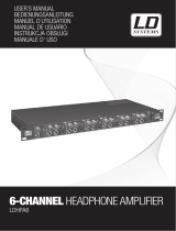 LD Systems HPA 6 Manual de usuario