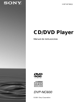Sony DVP-NC600 Manual de usuario
