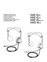 Sennheiser HMD 45-6 El manual del propietario