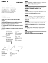 Sony BDV-EF220 Guía de instalación