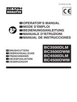 Zenoah BC3500DLM Manual de usuario