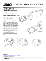 Juno 2CPNC Round Adjustable Chicago Plenum Guía de instalación