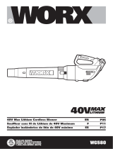 Worx WG580 Manual de usuario