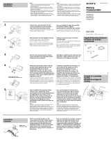 Sony RM-X4S Guía de instalación