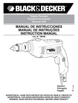 Black & Decker TB550 Manual de usuario