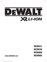 DeWalt DCD985 Manual de usuario