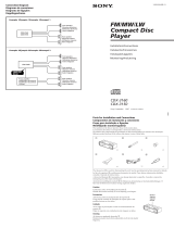 Sony CDX-3150 Guía de instalación