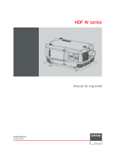Barco HDF-W22 Manual de usuario