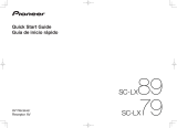 Pioneer SC-LX89 Guía de inicio rápido
