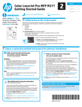 HP Color LaserJet Pro MFP M277 series Guía de instalación