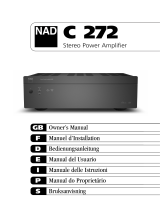 NAD C272 Manual de usuario