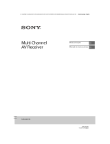 Sony STR-DH770 Instrucciones de operación