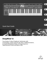 Behringer DeepMind 12 Guía de inicio rápido