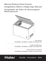 Haier ESCM050EC - 5.0 Cu Ft Chest Freezer Manual de usuario