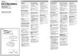 Sony Dream Machine ICF-C25 Manual de usuario