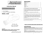 American Gardener GS36 Manual de usuario