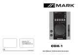 Mark CDX-1 Manual de usuario