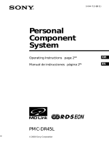 Sony pmc dr 45 l El manual del propietario
