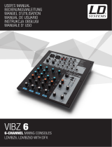 LD Systems VIBZ 6 Manual de usuario