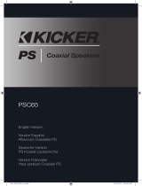 Kicker 2015 PSC65 Coaxial Speakers El manual del propietario
