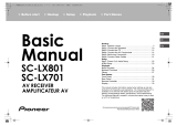 Pioneer SC-LX701BSC-LX701 El manual del propietario