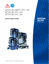 Nilfisk-ALTO ATTIX 50 PC Guía de inicio rápido