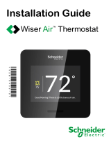 Schneider Electric Wiser Air Thermostat Guía de instalación