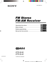 Sony STR-SL40 Manual de usuario