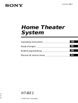 Sony HTBE1 El manual del propietario