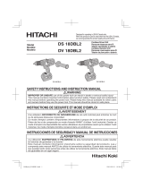 Hitachi DS 18DBL2 Manual de usuario