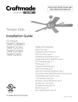Craftmade TMP52CH5 Guía de instalación