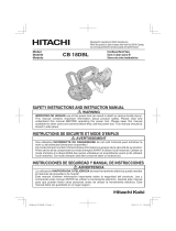 Hitachi CB 18DBL Manual de usuario