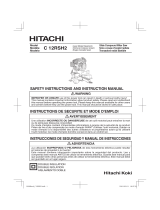 Hitachi Koki C 12RSH2 Manual de usuario
