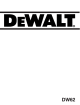 DeWalt dw 62 Manual de usuario