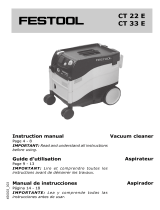 Festool Vacuum Cleaner CT 33 E Manual de usuario