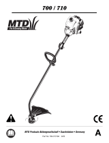 MTD 710 Manual de usuario