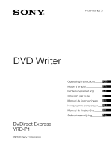 Sony VRD-P1 El manual del propietario