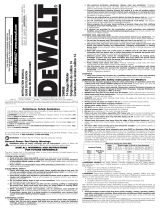 DeWalt DW898 Manual de usuario