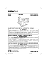 Hikoki CD 7SA Manual de usuario